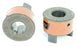 LOT OF 2 LOVEJOY L-100 1.125 BORE COUPLINGS L-100-1.125 W/ KEYWAY