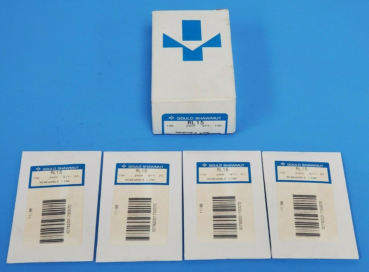 LOT OF 80 NEW GOULD SHAMUT RL15 RENEWABLE LINKS
