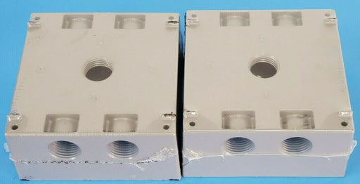 LOT OF 2 NEW BELL OUTDOORS 5337-0 TWO-GANG BOX 4A244A