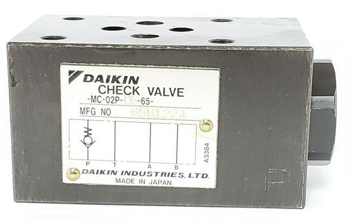 NEW DAIKIN MC-02P-05-65 CHECK VALVE 65M1224
