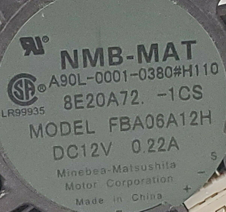 NEW FANUC A90L-0001-0380#H110 MODEL FBA06A12H NMB-MAT, DC12V 0.22A