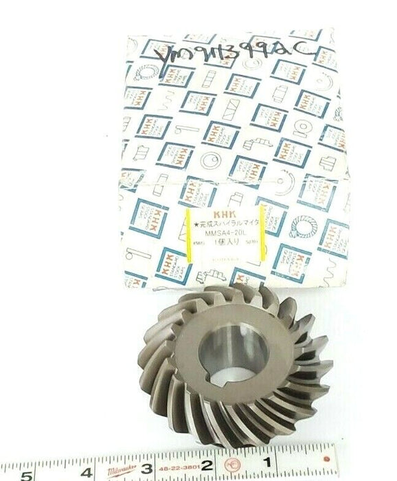 NIB KHK MMSA4-20L SPIRAL MITER GEAR MMSA420L