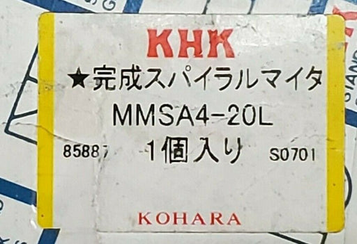 NIB KHK MMSA4-20L SPIRAL MITER GEAR MMSA420L