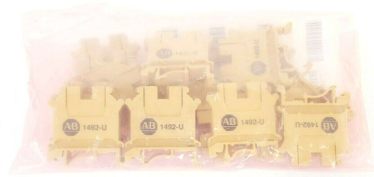 LOT OF 60 NEW ALLEN-BRADLEY 1492-U TERMINAL BLOCKS 1492-U4 1492U
