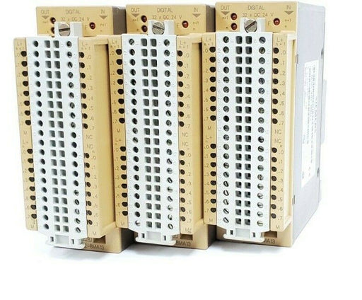 LOT OF 3 SIEMENS 6ES5 482-8MA13 SIMATIC S5 DIGITAL I/O MODULES 24VDC, 6ES54828MA