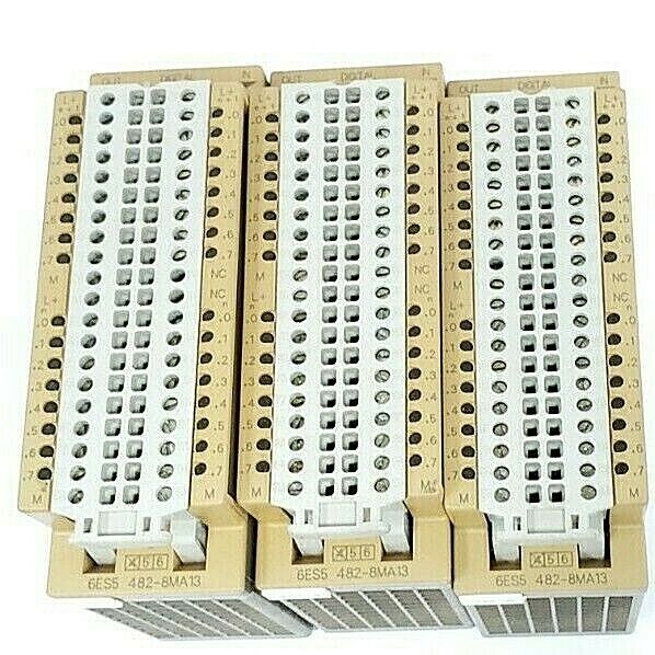 LOT OF 3 SIEMENS 6ES5 482-8MA13 SIMATIC S5 DIGITAL I/O MODULES 24VDC, 6ES54828MA
