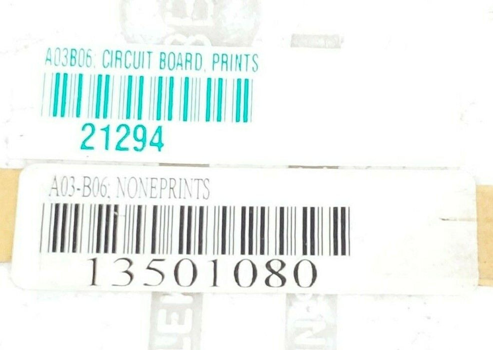 NEW BROWN BOVERI XZ 921a-E CIRCUIT BOARD, NR. B 1527840, A03B06, TYP XZ921AE