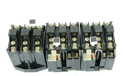 LOT OF 3 ALLEN-BRADLEY 592-JOV16 SER. A OVERLOAD RELAYS 3POLE, 120-600VAC
