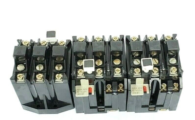 LOT OF 3 ALLEN-BRADLEY 592-JOV16 SER. A OVERLOAD RELAYS 3POLE, 120-600VAC