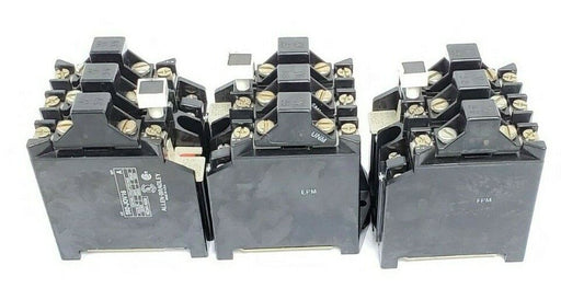 LOT OF 3 ALLEN-BRADLEY 592-JOV16 SER. A OVERLOAD RELAYS 3POLE, 120-600VAC
