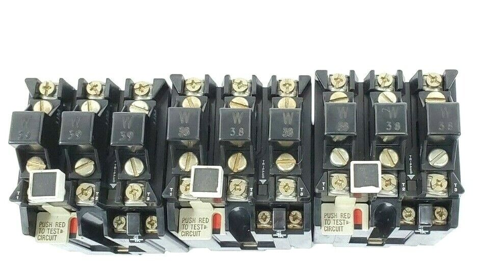 LOT OF 3 ALLEN-BRADLEY 592-JOV16 SER. A OVERLOAD RELAYS 3POLE, 120-600VAC