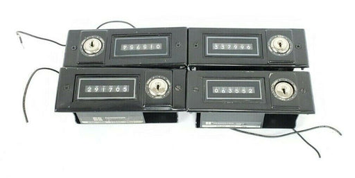 LOT OF 4 REDINGTON P32-1026 115VAC 8W ELECTRONIC COUNTERS PANEL MOUNT 6 FIGURE