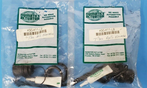 LOT OF 2 NEW NUMATICS K90-K11-LB PNEUMATIC REBUILD KITS K90K11LB