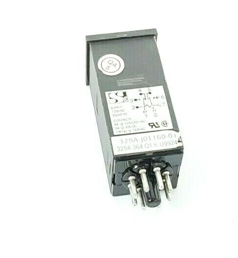 NEW ATC 329A-364-Q-1K TIMER DELAY RELAY 5-SEC 120V 50/60HZ, 329A364Q1K