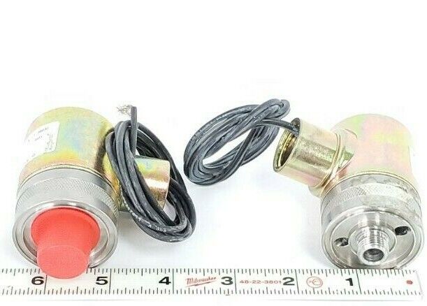 LOT OF 2 NEW KIP INC. 662018-02 SOLENOID VALVES ORIFICE: 1/4'' VOLTS 120/60