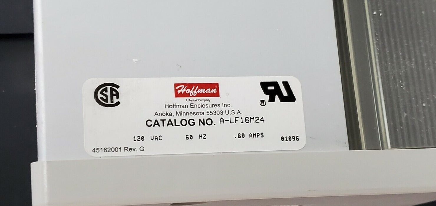 NEW HOFFMAN ENCLOSURES A-LF16M24R LIGHT FIXTURE 120VAC 60HZ .60A 45162001
