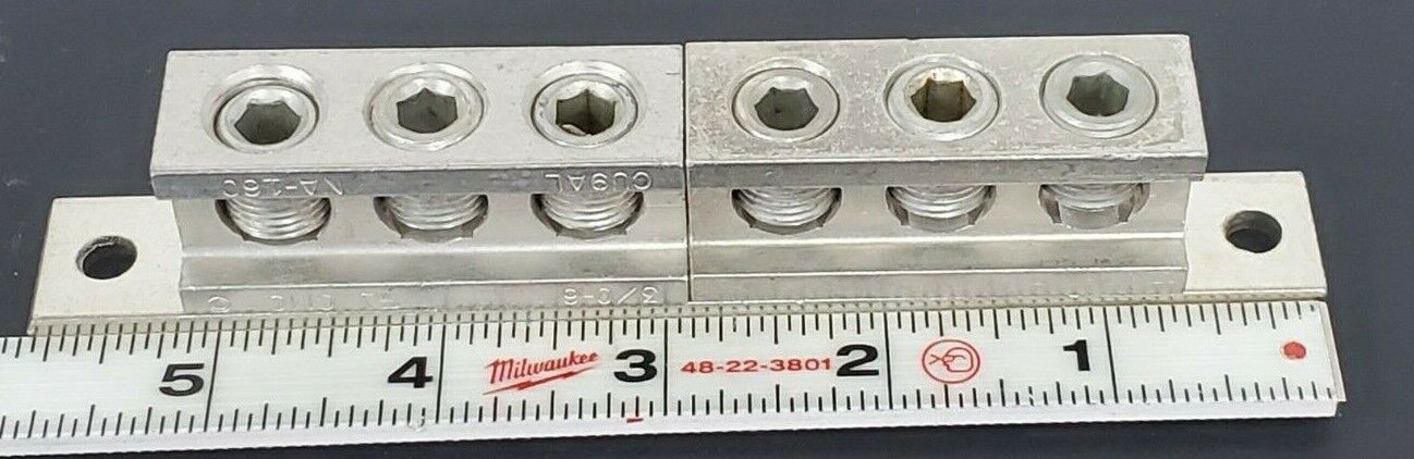 NEW SQUARE D PK15GTA6 SER. E04 GROUNDING BAR
