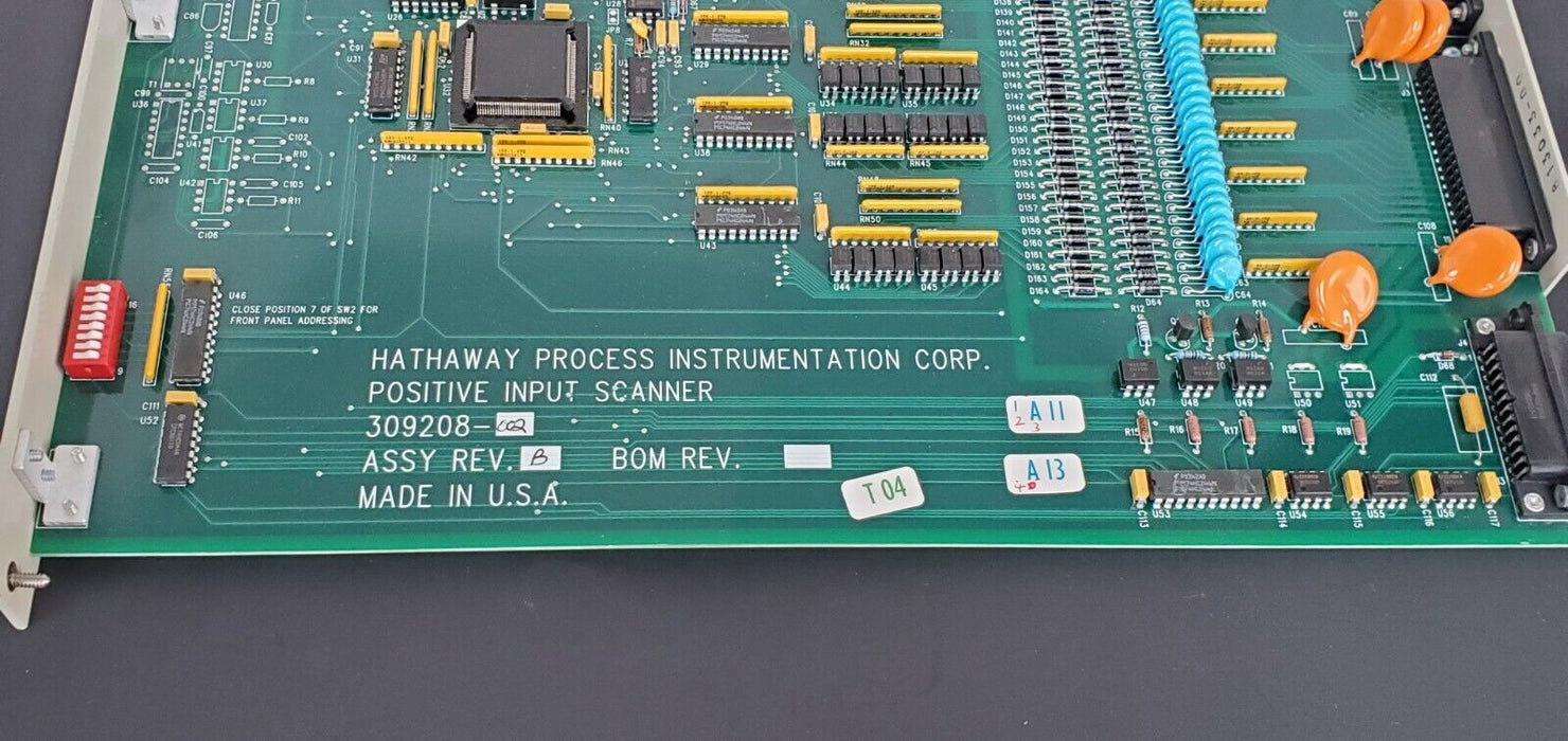 HATHAWAY PROCESS 309208-002 POSITIVE INPUT SCANNER ASSY REV. B