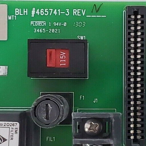 BLH ELECTRONICS 465741-3 CONTROL BOARD REV. N 465743-3 REV. G 3465-2021