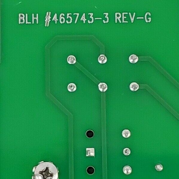 BLH ELECTRONICS 465741-3 CONTROL BOARD REV. N 465743-3 REV. G 3465-2021
