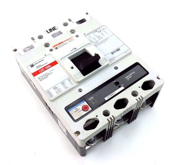 CUTLER HAMMER LDC3600FK01P05Y01 CIRCUIT BREAKER LDC100K W/ LES3600LS TRIP UNIT