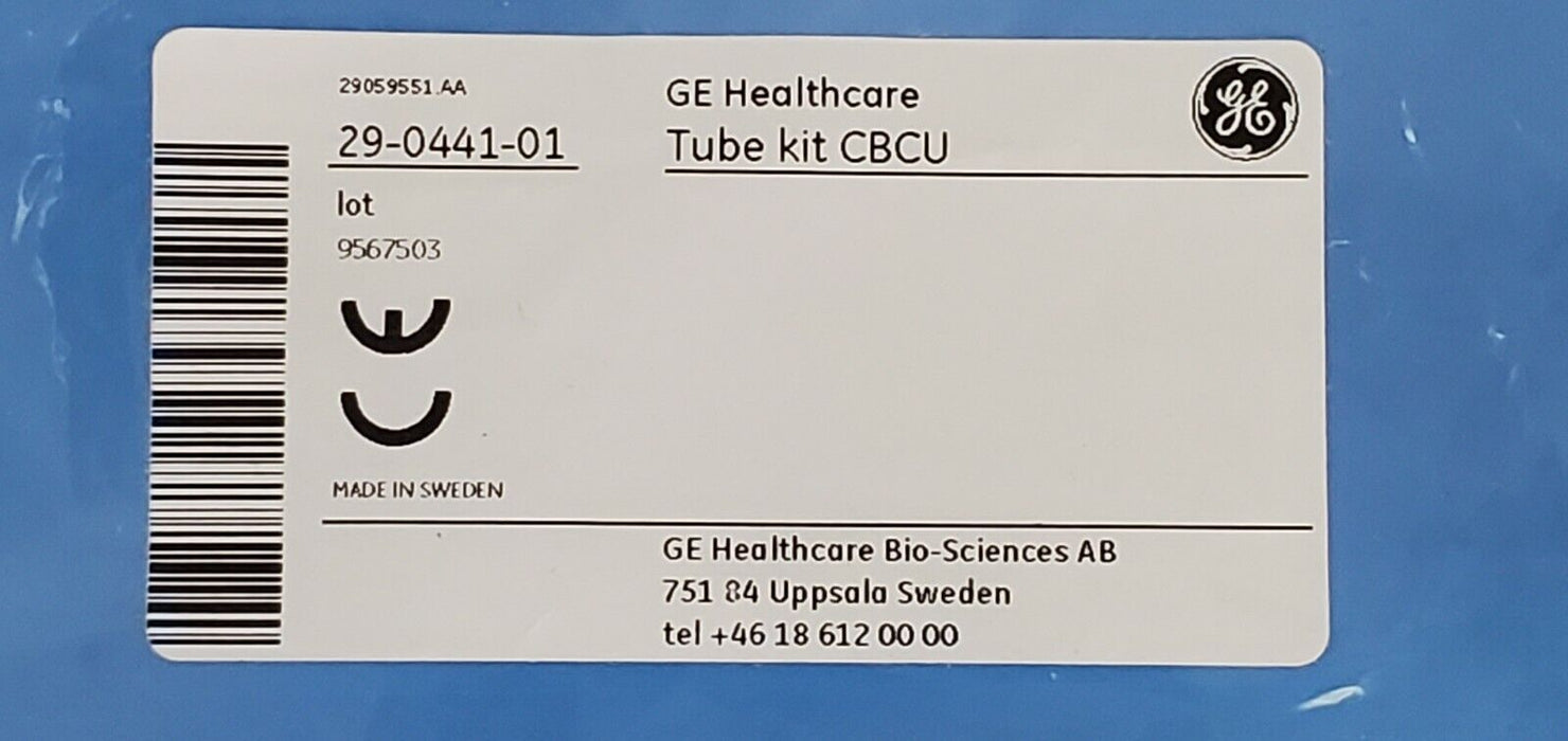 NEW GE HEALTHCARE 29-0441-01 TUBE KIT 29044101