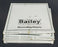 LOT OF 4 BOXES OF 100 NEW BAILEY 300KT15P RECORDING CHARTS 11.125" 24H 00048256