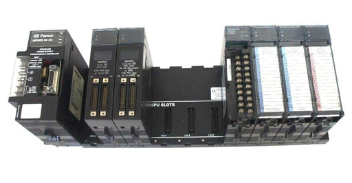 GE FANUC IC693CHS391L 10 SLOT RACK W/ IC693PWR321Y IC693MDL753F IC693MDL752E ECT