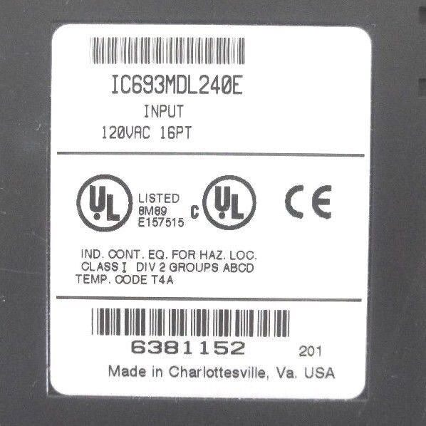 GE FANUC IC693CHS391L 10 SLOT RACK W/ IC693PWR321Y IC693MDL753F IC693MDL752E ECT