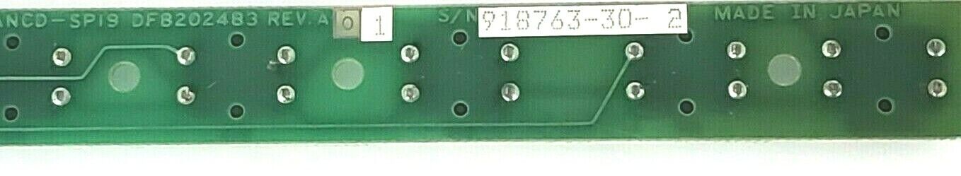 YASKAWA JANCD-SP19 DF8202483 REV A SWITCH BOARD JANCDSP19