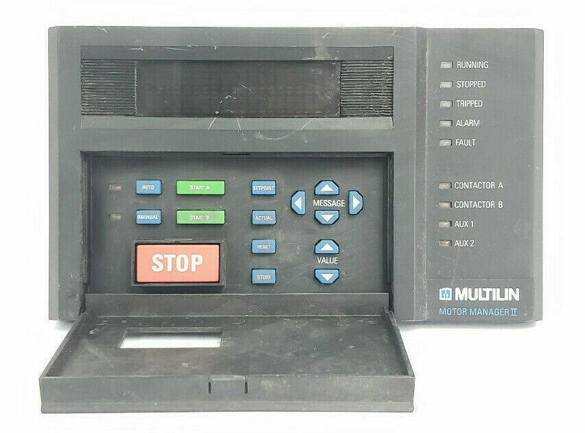 GE MULTILIN MM2 MOTOR MANAGER CONTROLLER MM2 D200 1265-0001-C1 1226-0001-D4