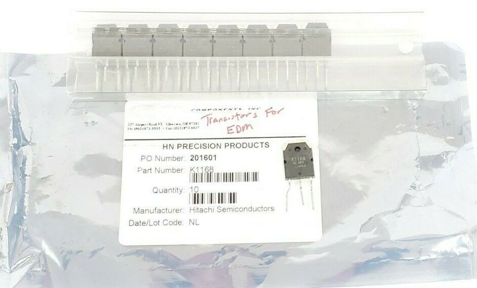 LOT OF 9 NEW HITACHI K1168 SEMICONDUCTORS