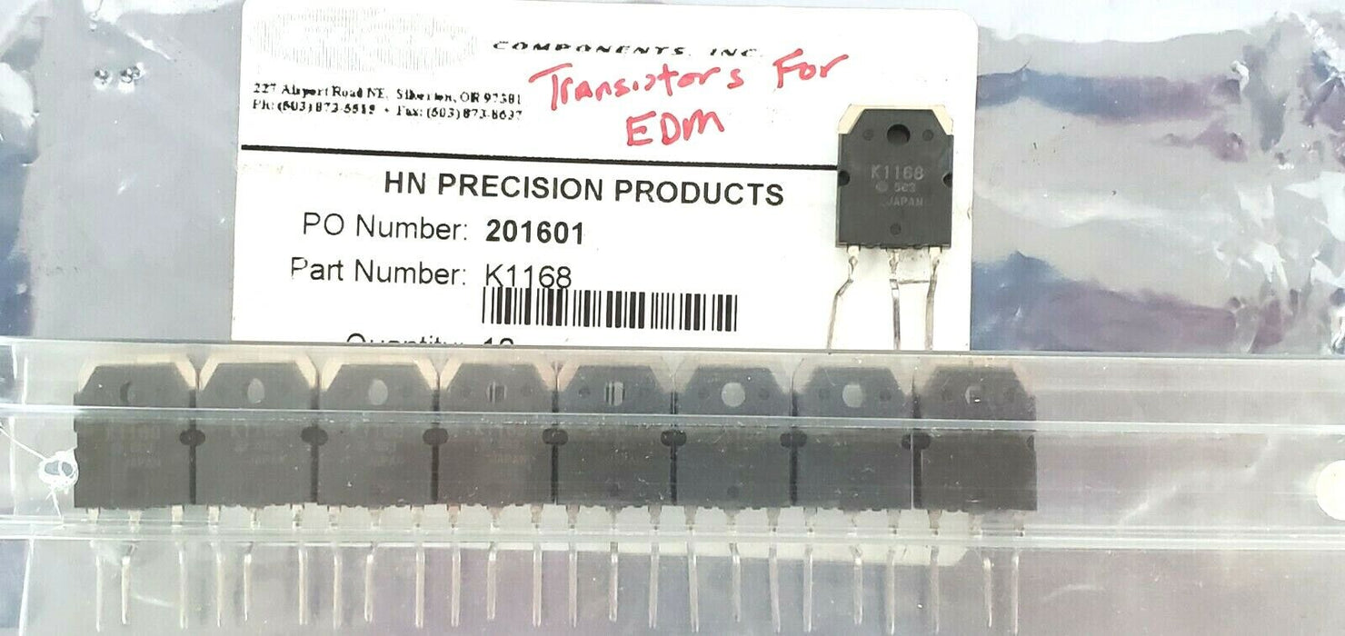 LOT OF 9 NEW HITACHI K1168 SEMICONDUCTORS