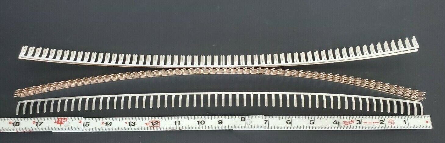 LOT OF 10 NEW WEIDMULLER 54350 TERMINAL BLOCK JUMPERS 58-POLE ANGLED 0545300000