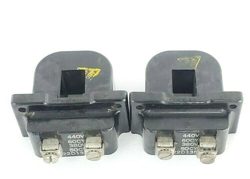 LOT OF 2 GENERAL ELECTRIC 22D135G4 COILS 440V 60CY 380V 50CY