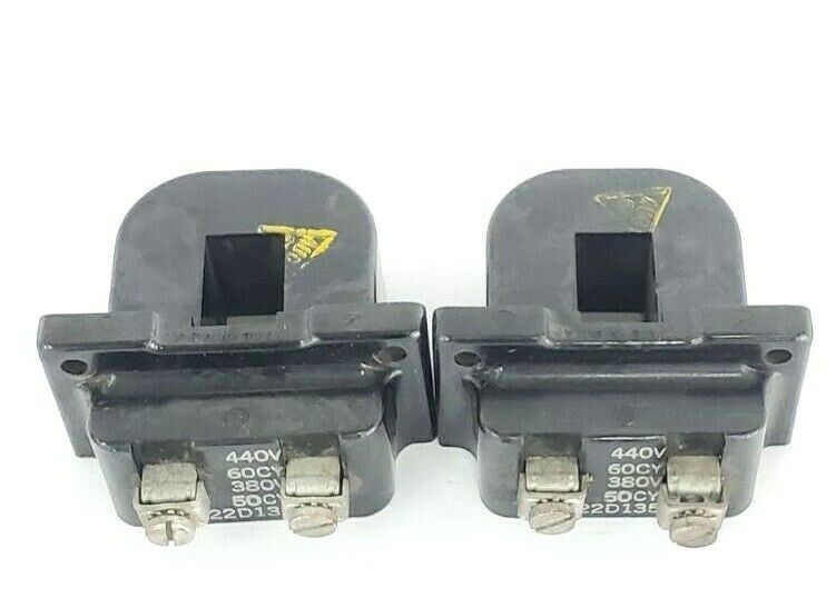 LOT OF 2 GENERAL ELECTRIC 22D135G4 COILS 440V 60CY 380V 50CY