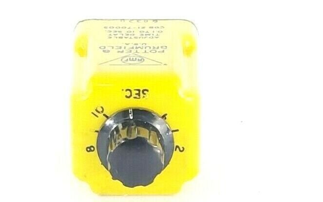 POTTER & BRUMFIELD CDB-21-70003 TIME DELAY RELAY 0.1-10SEC CDB2170003