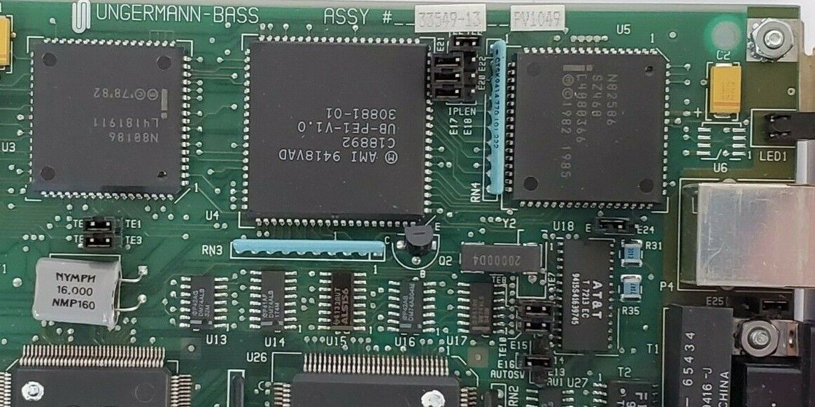 UNGERMANN-BASS 33549-13 ETHERNET ADAPTER 3354913