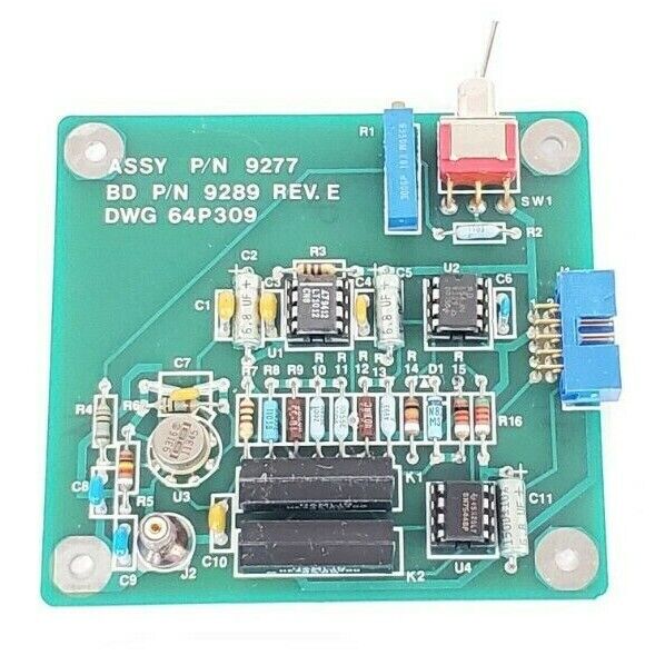 THERMO ENVIRONMENTAL DWG 64P309 REV. E CIRCUIT BOARD ASSY P/N: 9277