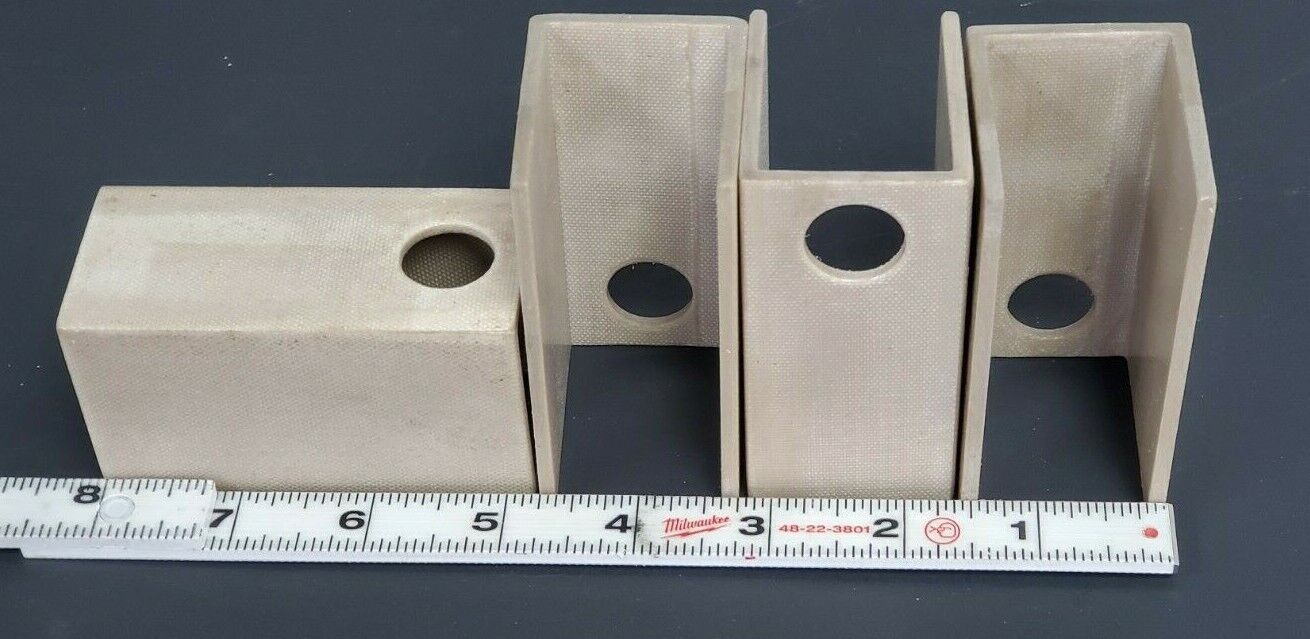 LOT OF 4 NEW WESTINGHOUSE 366C147-H05 PUMP INSULATING CHANNELS 366C147-Y05