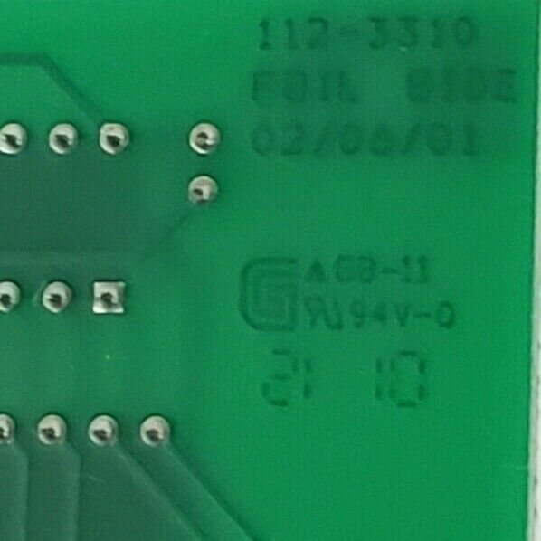 ESC ENVIRONMENTAL SYSTEMS S112-3310 REV. A S1123310