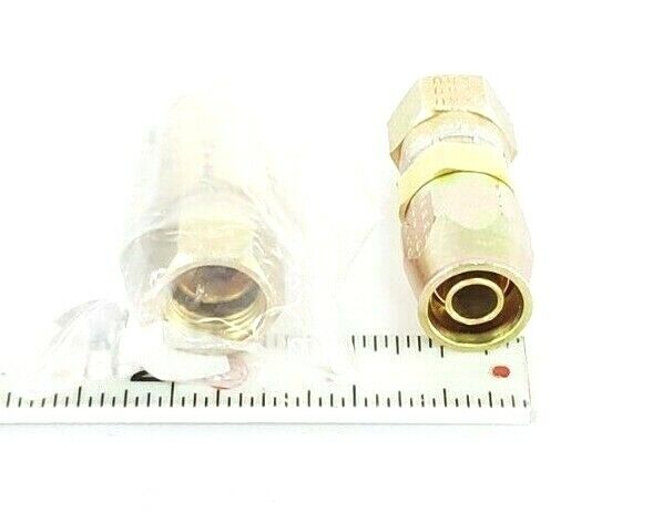 LOT OF 8 NEW SSP U-BUILD HOSE FITTINGS / COUPLINGS (11/16" X 9/16" X 1/2")