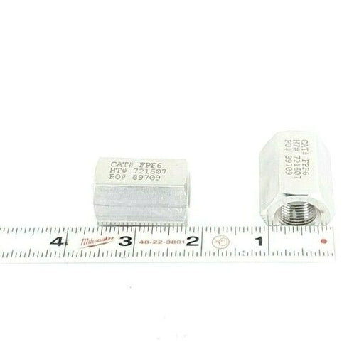 LOT OF 2 NEW BUETECH FPF6 COUPLINGS HT# 721607, PO# 89709