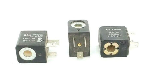 LOT OF 3 INGERSOLL RAND ARO 116218-33 COILS 120V AC 50/60HZ, 8.5/6.9VA