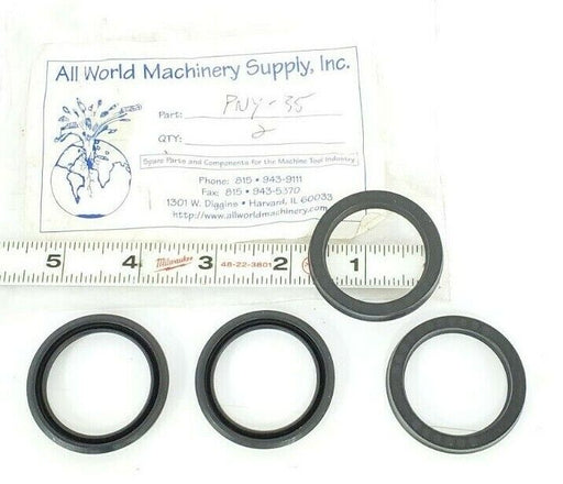 LOT OF 4 NEW ALL WORLD MACHINERY SUPPLY PNY-35 O-RING SEALS PNY35