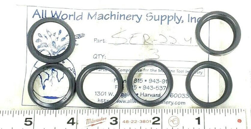LOT OF 6 NEW ALL WORLD MACHINERY SUPPLY SER-22.4 O-RING SEALS SER224