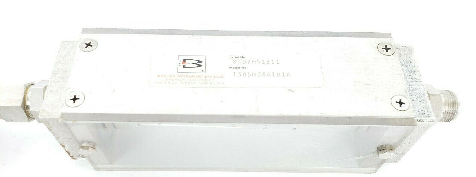 BROOKS 1305D08A1B1A FLOW METER 1-14 SCFM AIR R-8M-75-1 S-925-J-202-AAA