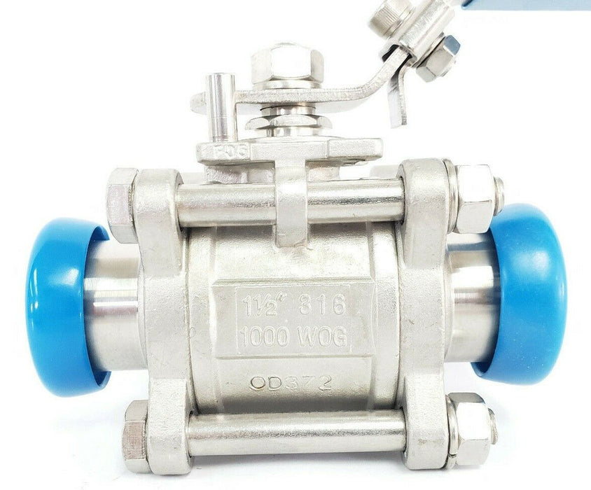 VNE APPLETON A3 OD372 BALL VALVE 1-1/2" 316 1000 WOG DN40 NH990 NH350