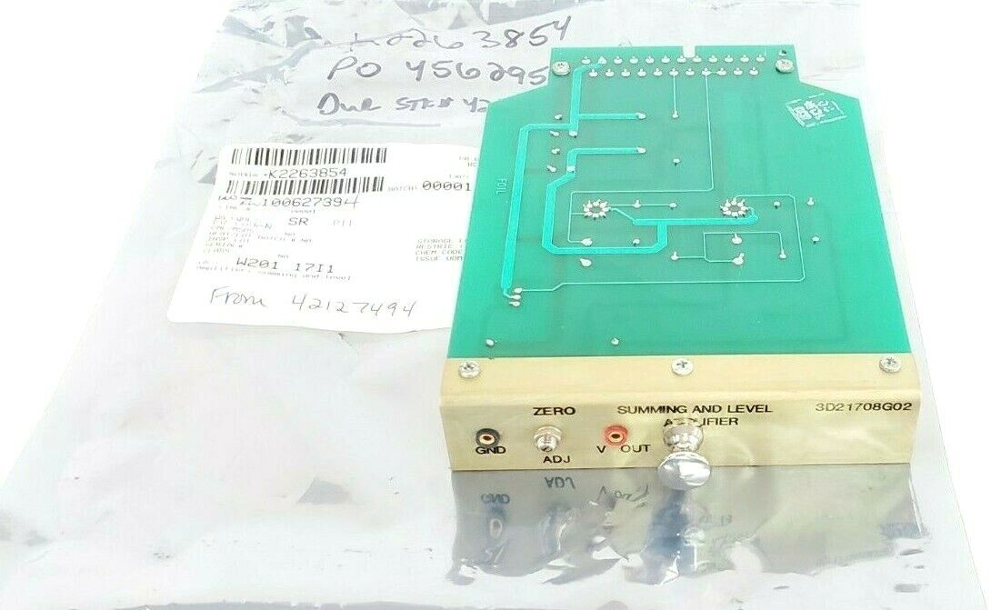 WESTINGHOUSE 3D21708G02 SUB 5 SUMMING & LEVEL AMPLIFIER BOARD