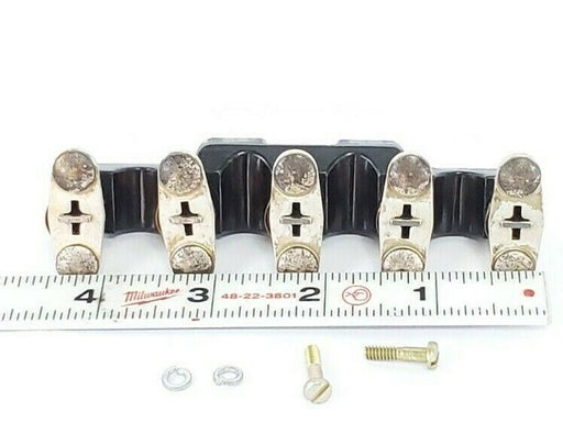 NEW ALLEN-BRADLEY X-40604 CROSS BAR CONTACT BLOCK ASSEMBLY, 5NO, 30A, X40604